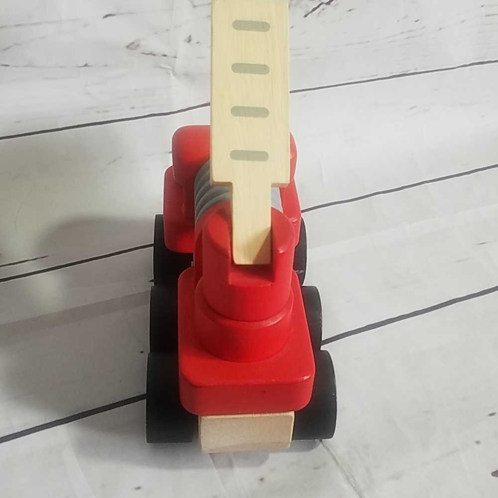 Plan Toys Wood mini Fire Truck Ladder - Picture 2 of 5